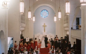 A church wedding