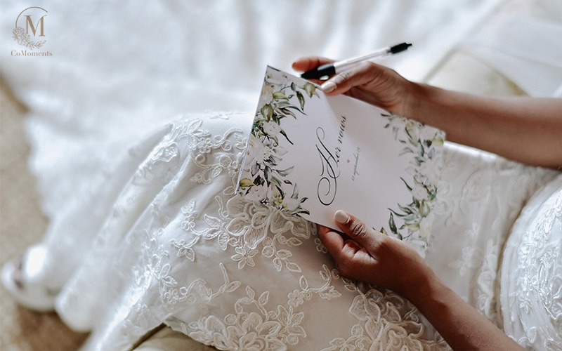 A church wedding booklet