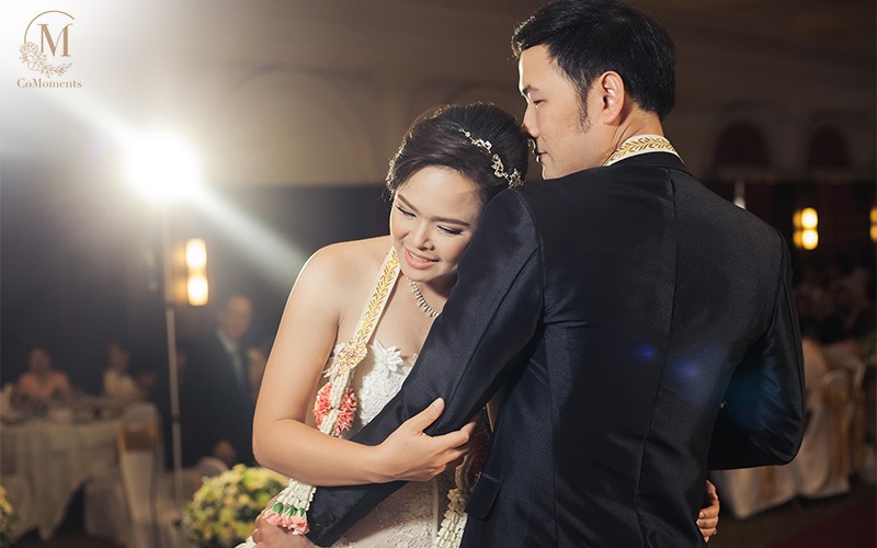 A church wedding reception