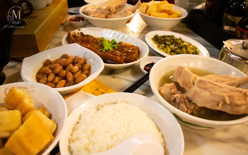 Varied Singapore Food